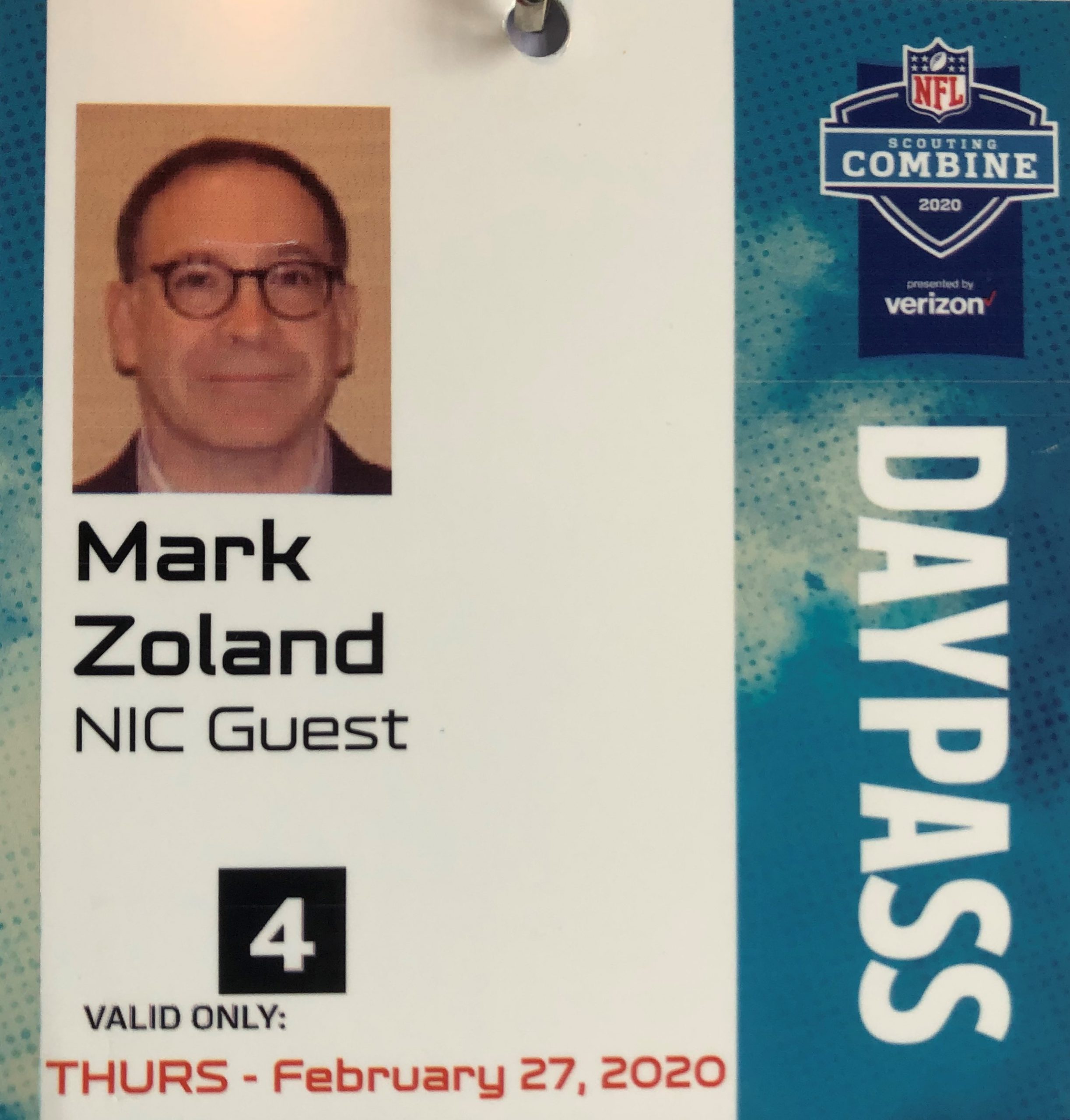 Mark Zoland's NFL Lecture Badge